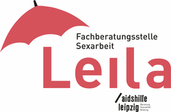 Das Logo der Fachberatungsstelle Sexarbeit Leila des
              aidshilfe leipzig e. V.